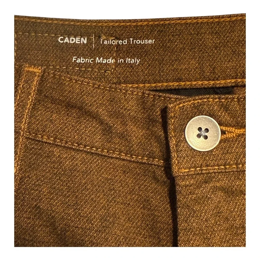 AG Adriano Goldschmied Caden Tailored Trouser Rich Amber Oak Women's Size 4 (26)